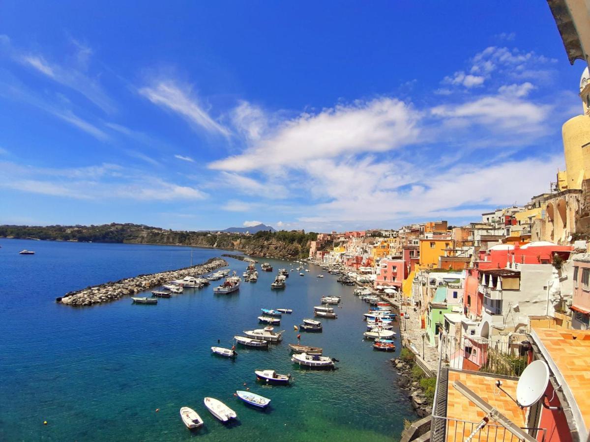 La Casa Azzurra Apartment Procida Bagian luar foto